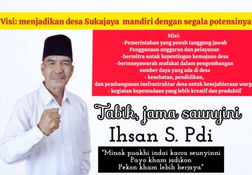 Siap Majukan Desa, Cakades Suka Jaya Nomor Urut 1 Ihsan di Dukungan Penuh dari Tokoh Adat dan Masyarakat