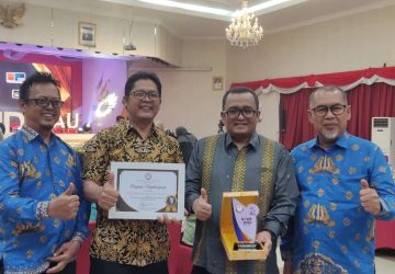 LPPL Radio Swara Lima Luhak menangkan Lomba KPID Riau Award 2023 Kategori Ramah Anak