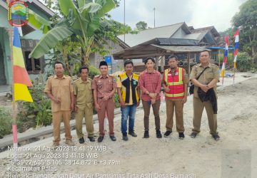 Pembangunan SR Selesai, Masyarakat dan Pemdes Bumi Asih Ucapkan Terima Kasih Bupati Nanang Ermanto