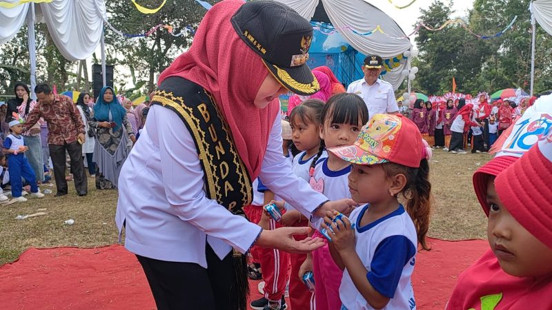 Bupati Tanggamus Hadiri Roadshow Gebyar HUT HIMPAUDI ke-18 di Kecamatan Air Naningan