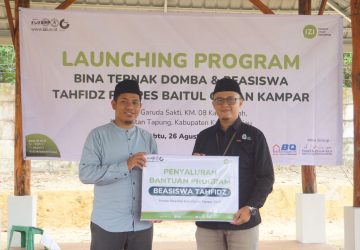 Program Bina Ternak Domba dan Beasiswa Penghafal Qur’an Resmi di Launching
