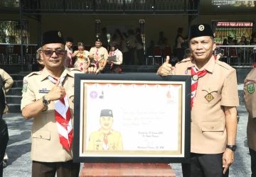 Pimpin Apel Besar Hari Pramuka Ke-62, Pj Bupati Kampar: Pramuka Adalah Garda Terdepan Dalam Wujudkan SDM Yang Profesional dan Berwawasan Kebangsaan.