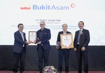 Terapkan Standar GRC Tinggi, PTBA Borong 4 Penghargaan