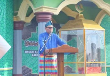 Asisten I Setdakab Inhil, Buka Pawai Ta’aruf dan Stand Bazar STQ Tingkat Kecamatan Teluk Belengkong Tahun 2023