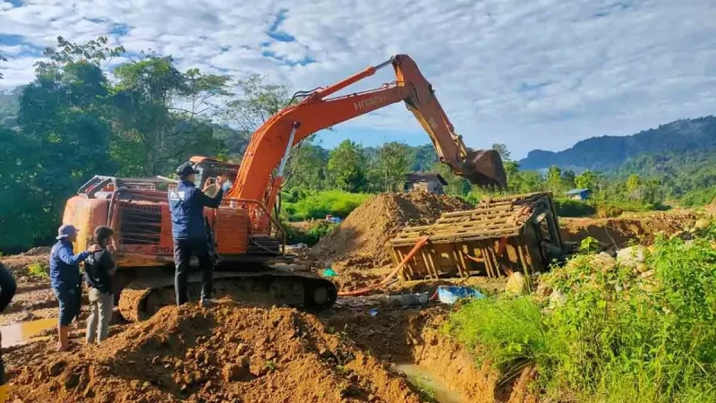 Polda Aceh Tangkap Empat Terduga Penambangan Emas Ilegal