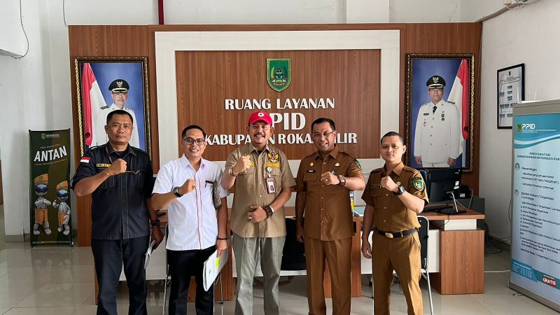 Komisi Informasi Provinsi Riau Mendorong Kemajuan Keterbukaan Informasi Publik di Rokan Hilir