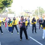 Senam Pagi Bersama Jajaran Sekretariat Pemkab Muba