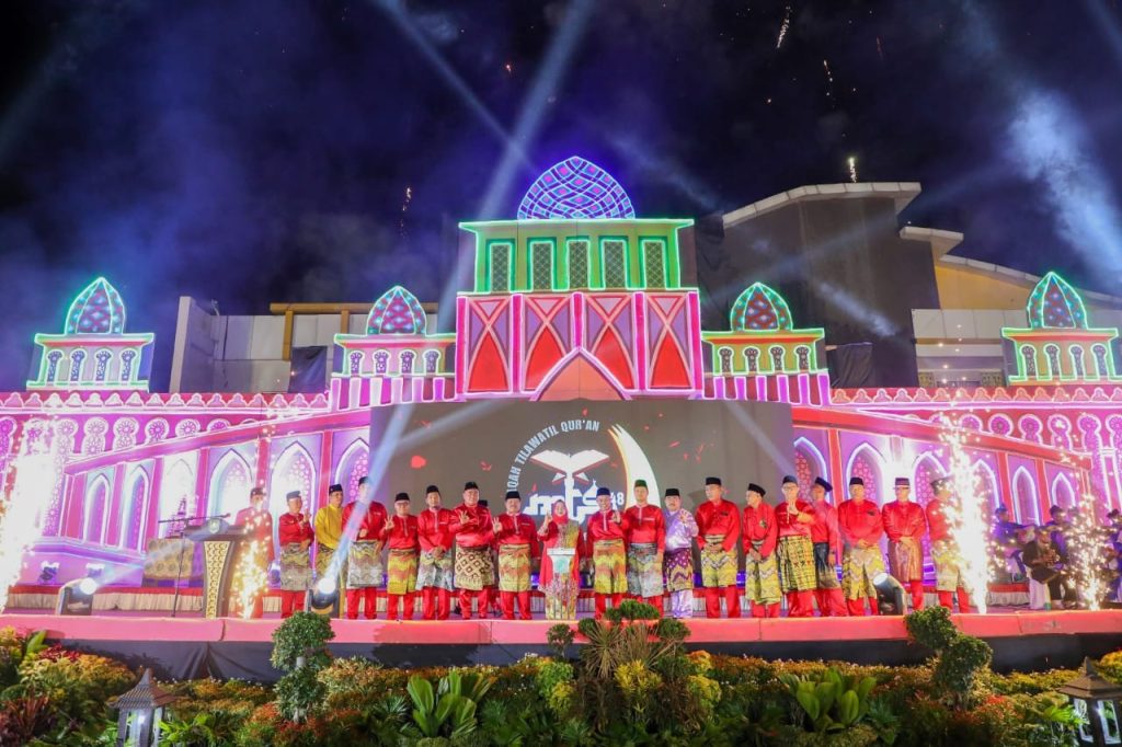 Bupati Kasmarni dan Wakil H. Bagus Santoso Buka MTQ ke-48 Tingkat Kabupaten Bengkalis