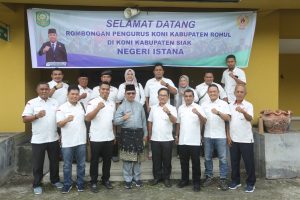 Tingkatkan Prestasi Olahraga, KONI Rohul Kunjungi KONI Siak