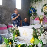 Bacaleg DPR-RI Drs Sokhiatulo Laoli, MM Bersama DPC Partai Demokrat, Melayat Ke Rumah Duka Almarhum Metia Zai/Ina Gawati Lowolo