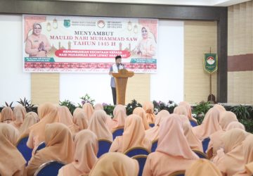 Sambut Peringatan Maulid Nabi Muhammad SAW, DWP Muba Gelar Tausiah