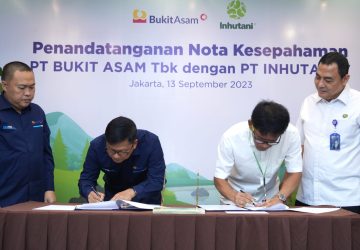 PT Bukit Asam Gandeng Inhutani V untuk Reklamasi hingga Pengelolaan Hutan