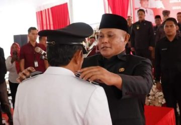 Empat Kepala Desa Terpilih di Kecamatan Katibung Resmi DiLantik Bupati Lampung Selatan