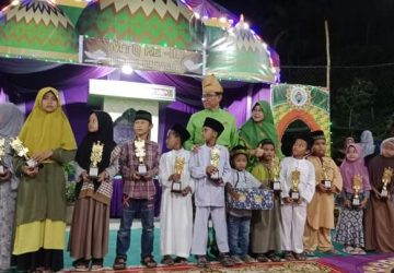 Penutupan MTQ ke-3 se-Desa Pekan Tua Dihadiri Bupati Inhil