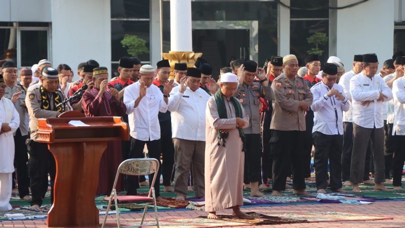 Sholat Istqa Dan Do’a Bersama Polres Muara Enim dan Forkopimda