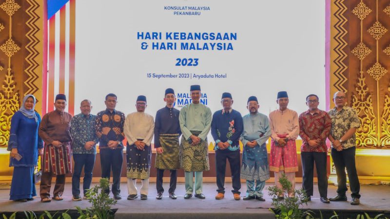 Bupati Bengkalis Hadiri Perayaan Hari Kebangsaan Malaysia ke-66 dan Sambutan Hari Malaysia Tahun 2023