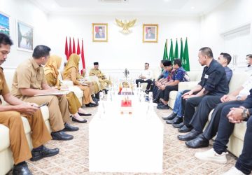 Sowan ke Pj Bupati Apriyadi, Komisioner Bawaslu Muba Laporkan Hal Ini