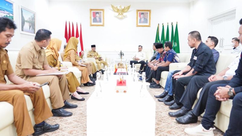 Sowan ke Pj Bupati Apriyadi, Komisioner Bawaslu Muba Laporkan Hal Ini