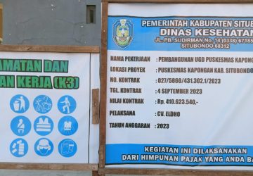 Pembuat Papan Proyek CV ELDHO Diduga Tidak Profesional
