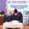 DPRD Laksanakan Rapat Paripurna Penandatanganan MoU Perubahan KUA PPAS 2023