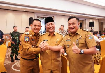 Pj Bupati Apriyadi dan Forkopimda Muba Hadiri Rakor Forkopimda se-Sumsel