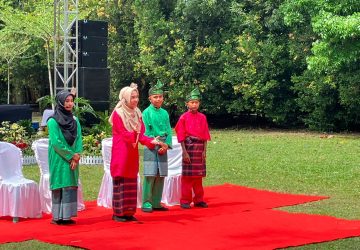 Forum Anak Desa Teluk Pambang Tampilkan Pantun di Peringatan HAN Provinsi Riau