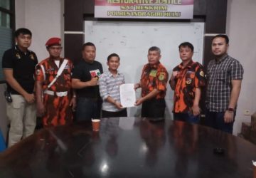 Polres Inhu AKBP Dody Wirawijaya S.i.k Mediasi KesalahpahamanTerkait Penurunan Baliho Ormas