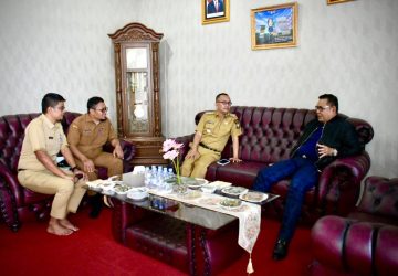 Sambut Bupati Solok Epyardi Asda, M.MAR, Pj Bupati Kampar Ingin Melakukan Kerjasama Dalam Mencegah Inflasi di Kabupaten Kampar