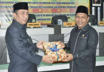 Wabup Indragiri Hulu Hadiri Rapat Paripurna Dewan  Ranperda APBD Perubahan Tahun Anggaran 2023 