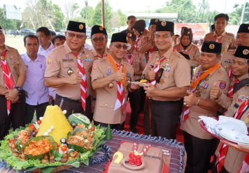 Pj Bupati Apriyadi Mahmud Pimpin Upacara Peringatan Hari Pramuka ke-62