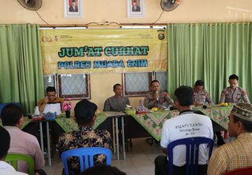 Silaturahmi dan Komunikasi dengan Masyarakat tetap terjalin adanya program Jum’at Curhat