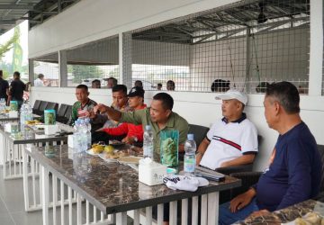 Ditandai Dengan Lemparan Pertama Pancing, Pj Bupati Kampar dan Dandim 0313/KPR Buka Lomba Mancing Meriahkan HUT TNI Ke-78