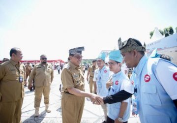 Roadshow Bus KPK Tahun 2023 di Provinsi Riau, Bupati Inhil HM Wardan Harapkan Pendidikan Korupsi Sasar Usia Dini