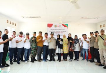 Bupati Inhil HM Wardan Apresiasi Aksi Donor Darah Karyawan Karyawati PT.THIP