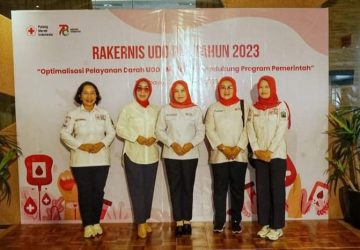 Ketua PMI Lamsel Ikuti Rapat Kerja Teknis Unit Donor Darah Tingkat Nasional