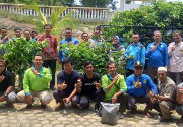 Kadistankan Indragiri Hulu Serahkan Bantuan 6.203 Bibit Buah ke Gapoktan Seberida