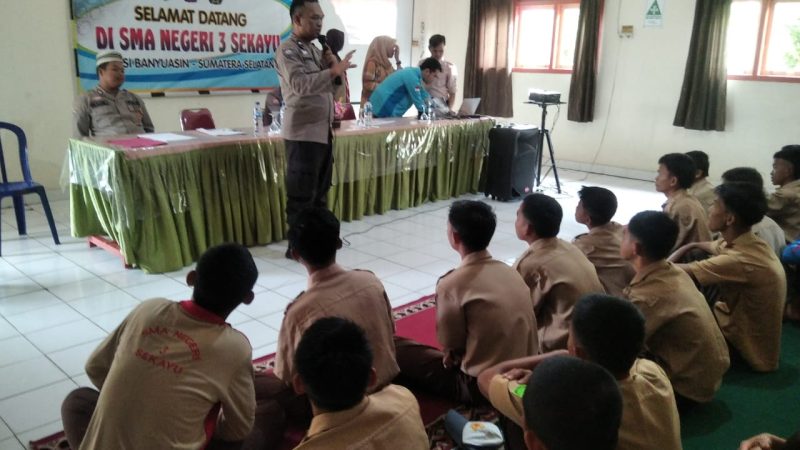 Sat Binmas Polres Muba Mendatangi Sekolah-sekolah Untuk Memberikan Pemahaman dan Edukasi