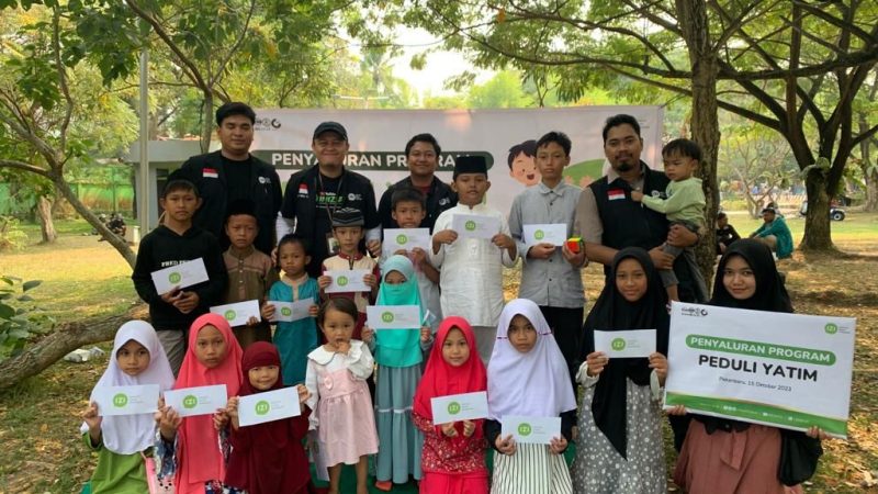 IZI Perwakilan Riau Santuni Anak Yatim di Kegiatan CFD Pekanbaru