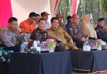 Jelang Pemilu 2024, Polres Muba Gelar Simulasi Sispamkota Ops “Mantap Brata Musi”