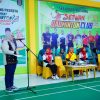 Dibuka Pj Ketua TP PKK Muba, Turnamen Open Badminton DWP Setwan Muba Berlangsung Semarak