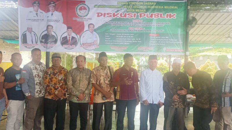 Perkuat Pasar Tradisional di Era Digitalisasi, APPSINDO Milenial Kota Medan Gelar Diskusi Publik