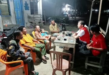 Sefianus Zai Temu Sapa Kepada Masyarakat Nias di PT. SAM II Rohul