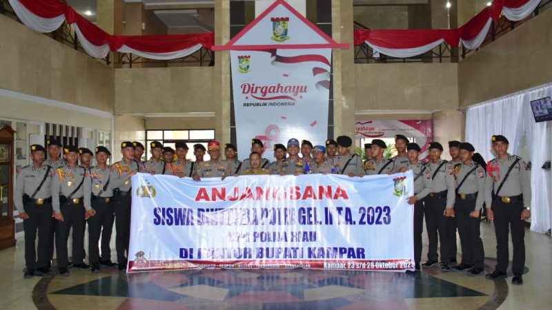 25 Siswa SPN Polda Riau Mengikuti Kegiatan Kohesi di Kampar, Pj Bupati Kampar Berpesan Agar Menjadi Aparatur Yang Mengayomi Dan Melindungi Masyarakat