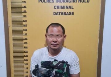 Satres Narkoba Polres Inhu Berhasil meringkus pengedar Sabu seberat 31.25 gram di Air Molek, Kec. Pasir Penyu