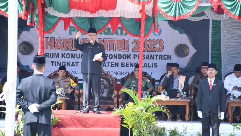 Hari Santri Nasional, Bupati Bengkalis Ajak Santri Bangun Kejayaan Negeri dengan Jihad Intelektual