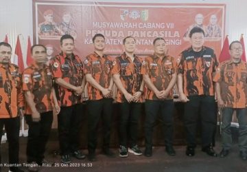 Muscab VII Pemuda Pancasila Kuantan Singingi, Dasver Librian Terpilih Aklamasi Pimpin MPC Pemuda Pancasila Kuansing Masa Bakti 2023 – 2027