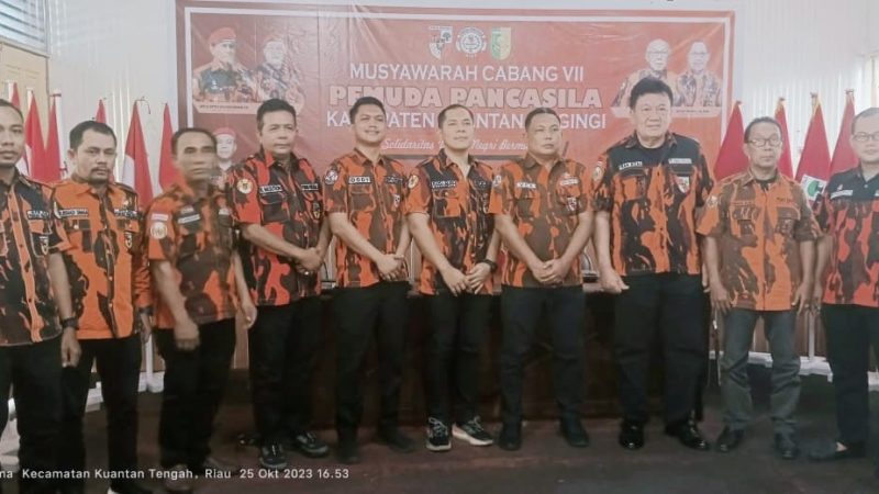 Muscab VII Pemuda Pancasila Kuantan Singingi, Dasver Librian Terpilih Aklamasi Pimpin MPC Pemuda Pancasila Kuansing Masa Bakti 2023 – 2027