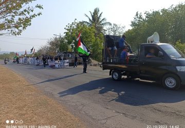 Aksi Solidaritas Bela Palestina, Massa Al-Quts Lakukan Long March