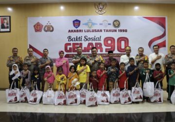 Harapan Kapolres Inhu Hadiri Bakti Sosial Alumni AKABRI 1990