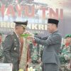 Dihadiri Bupati, Dandim 0321 Rohil Jadi Inspektur Upacara HUT TNI ke-78